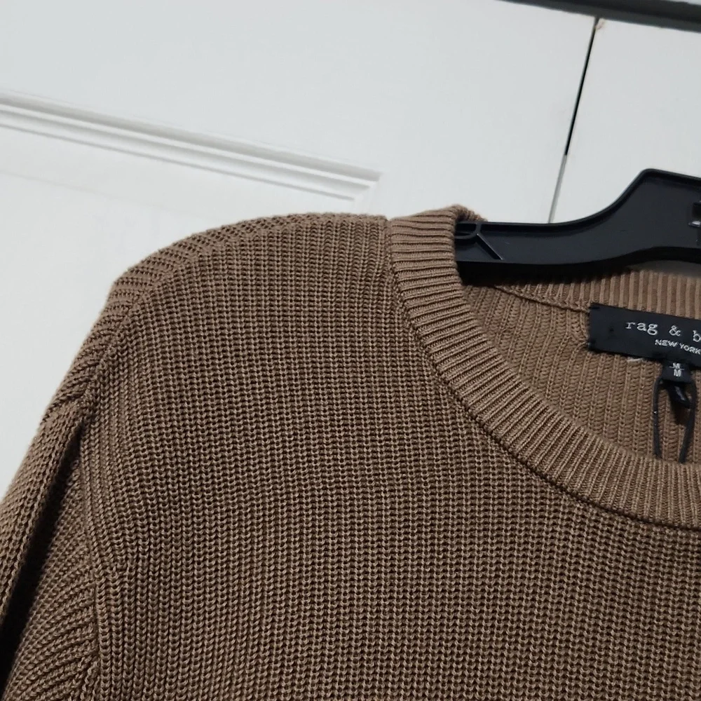 NWT Rag & Bone Curtis Cotton Crewneck Sweater. Size M - Picture 4 of 8